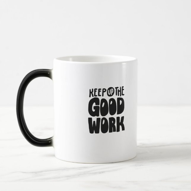 Typography mug design/ write and drink. (Left)