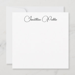 Typography Name Modern Elegant Template