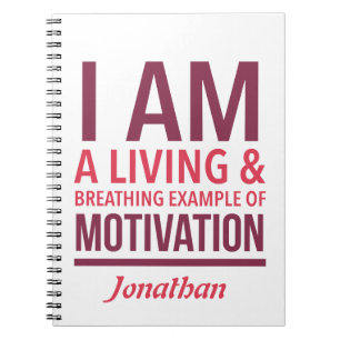 Typography Personalized Notebook