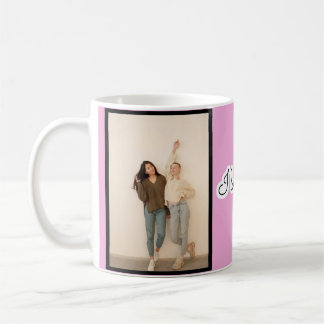 Typography photo collage Mug