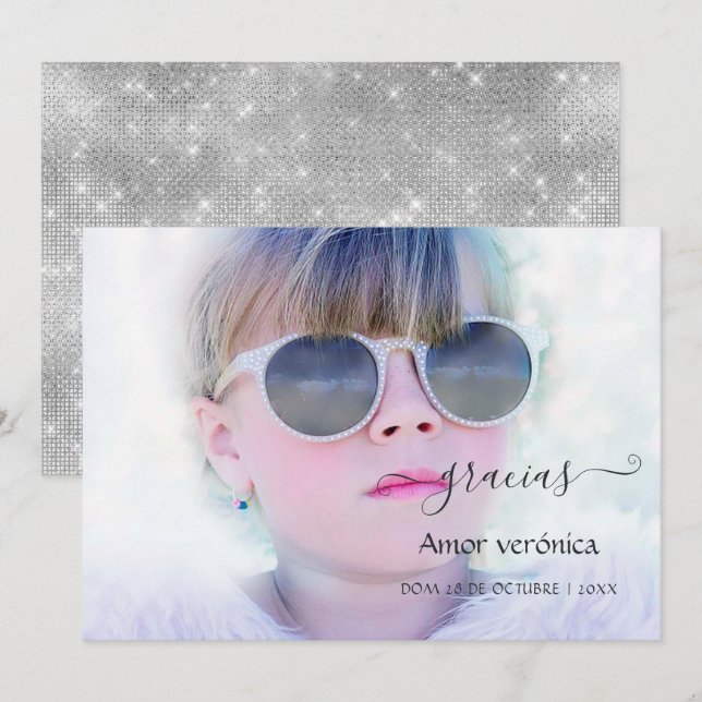 Typography Photo Thank You  (Front/Back)