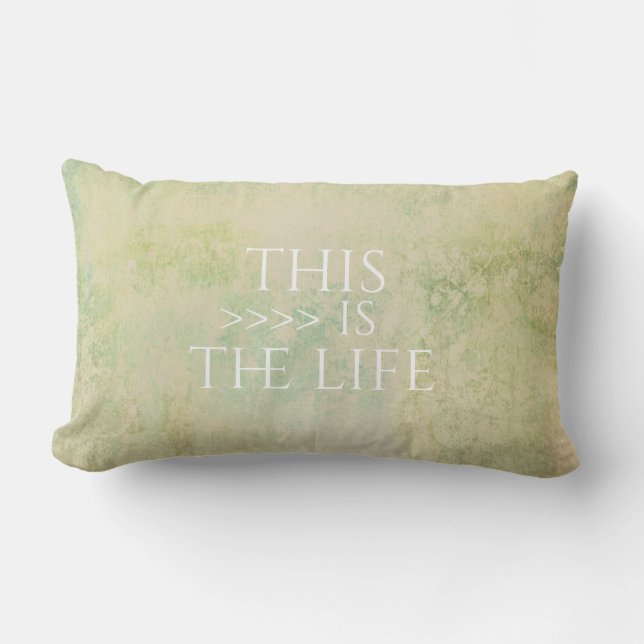 typography  quote accent pillow pastel colors (Front)