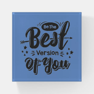 Typography Quote Paperweight