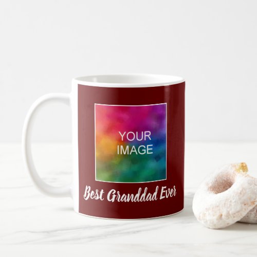 Typography Script Cute Retro Best Granddad Ever Coffee Mug
