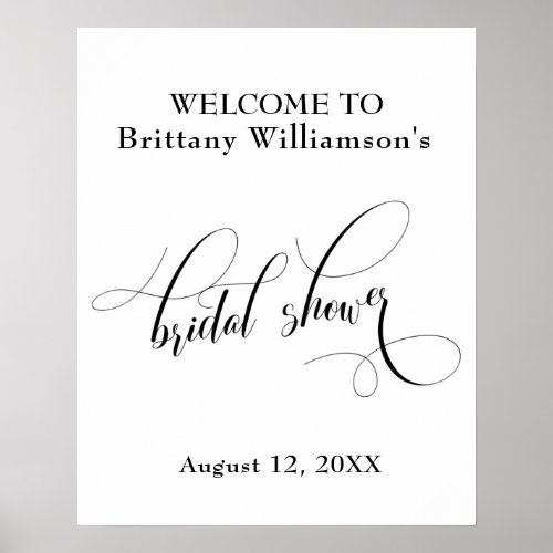 Typography Simple Welcome to The Rehearsal Dinner Poster