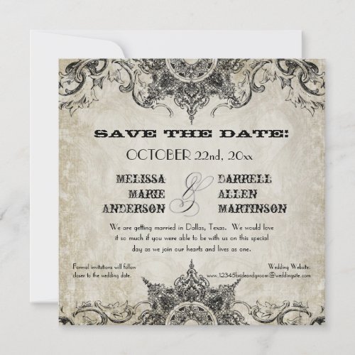 Typography Style Engravers Fonts Swirl Flourishes Save The Date