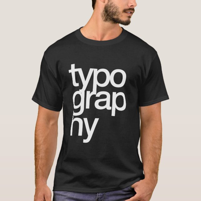 typography T-Shirt (Front)