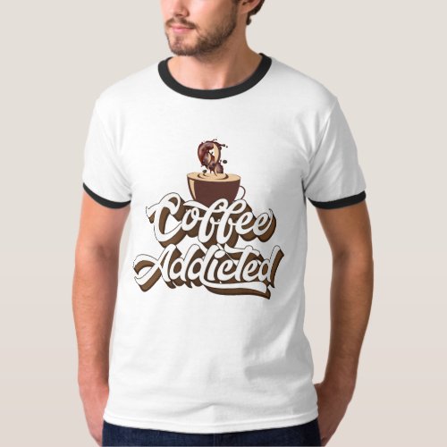 Typography T_shirt for Coffee Consumer