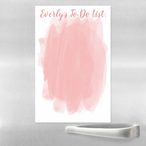 Typography To Do List or Your Text Here Magnetic Dry Erase Sheet