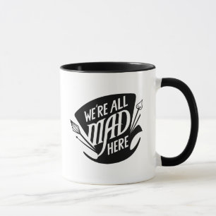 Typography We're all Mad Mug