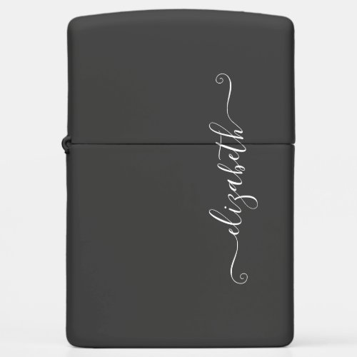 Typography Zippo Lighter