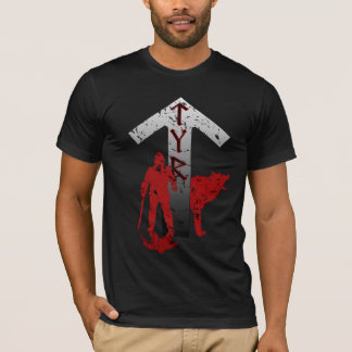 Tyr and Fenrir Rune Shirt