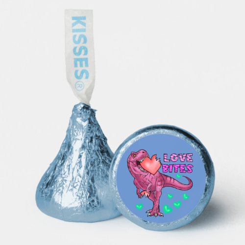 Tyrannasaurus Rex Dinosaur Love Bites Valentine Hersheys Kisses