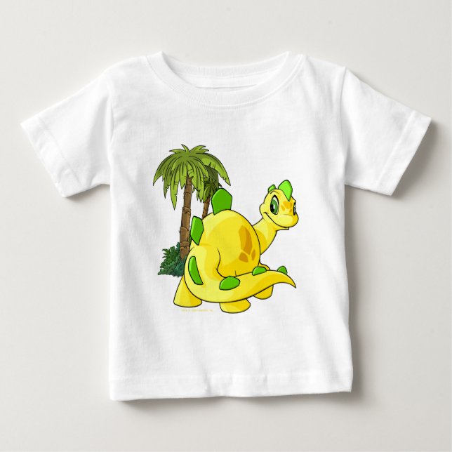 Tyrannian  yellow Chomby gazing Baby T-Shirt (Front)