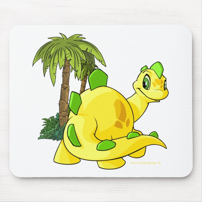 Tyrannian  yellow Chomby gazing Mouse Pad (Front)