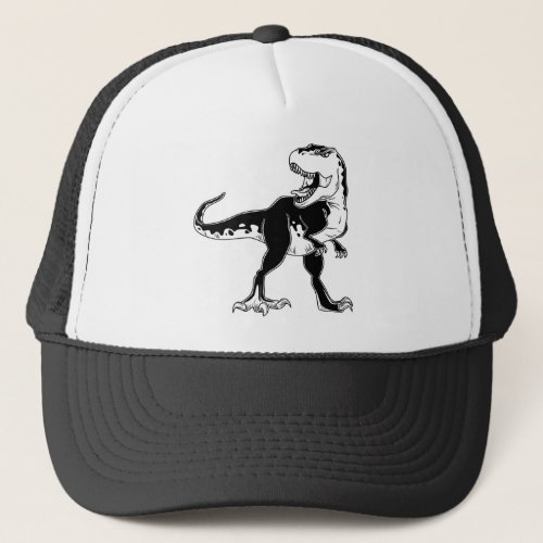 Tyrannosaur dinosaur trucker hat