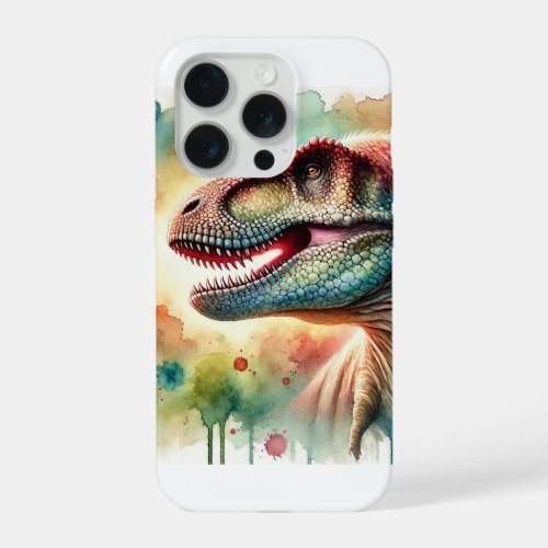 Tyrannosaurus 190624AREF104 _ Watercolor iPhone 15 Pro Case