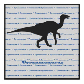 Tyrannosaurus 2 faux canvas print