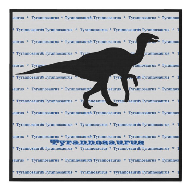 Tyrannosaurus 2 faux canvas print (Front)