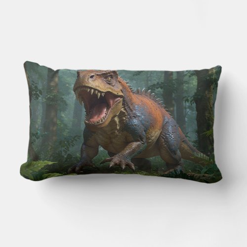 Tyrannosaurus Boss Fun  Lumbar Pillow