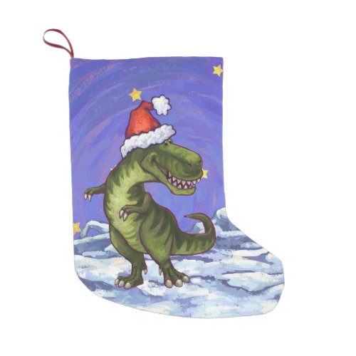 Tyrannosaurus Christmas Small Christmas Stocking