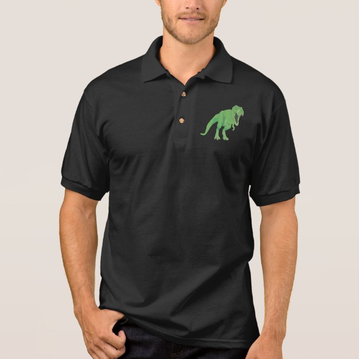 Tyrannosaurus Dinosaur Polo Shirt | Zazzle.com