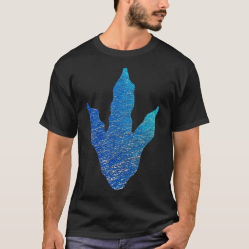 Tyrannosaurus Footprint Water T_Shirt