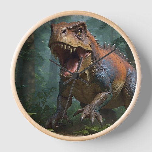 Tyrannosaurus Fun Ecology  Clock