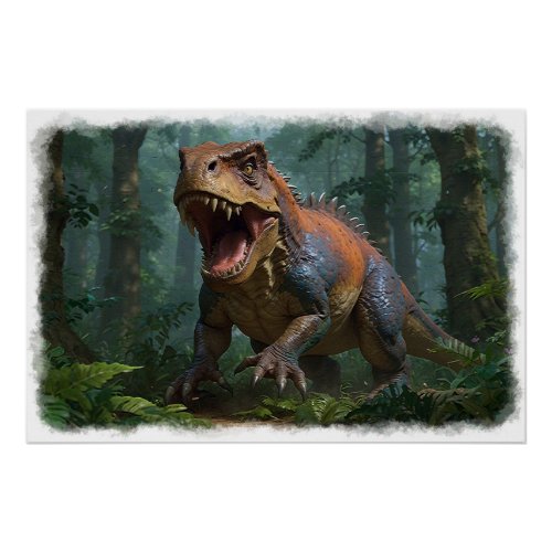 Tyrannosaurus Fun Ecology  Poster