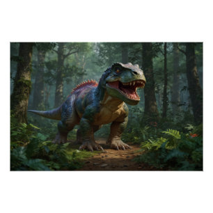 Tyrannosaurus Fun Prehistory T-Shirt Poster