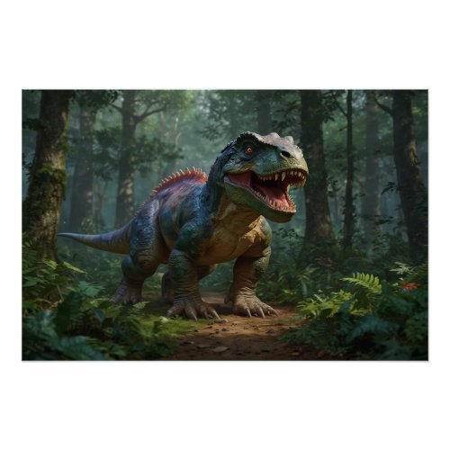 Tyrannosaurus Fun Prehistory T_Shirt Poster