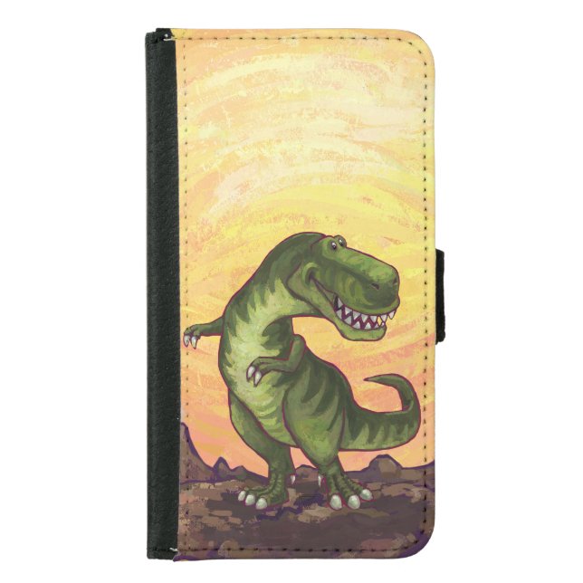 Tyrannosaurus Gadgets Samsung Galaxy Wallet Case (Front)