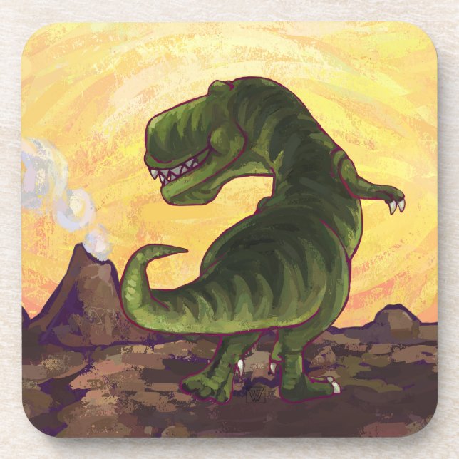 Tyrannosaurus Gifts & Accessories Beverage Coaster (Front)