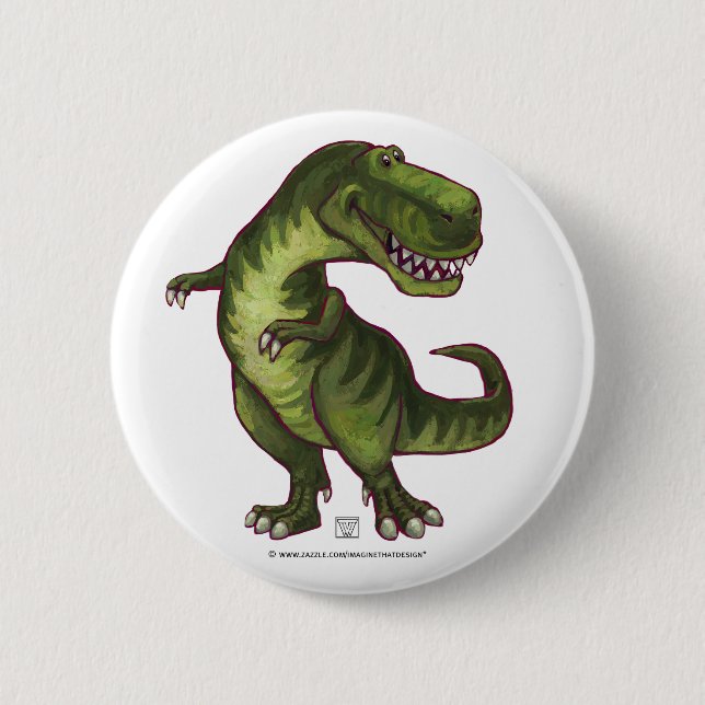Tyrannosaurus Gifts & Accessories Button (Front)