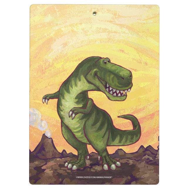 Tyrannosaurus Gifts & Accessories Clipboard (Back)