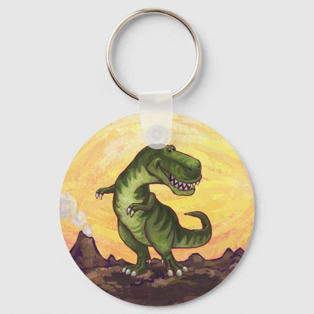 Tyrannosaurus Gifts & Accessories Keychain (Front)