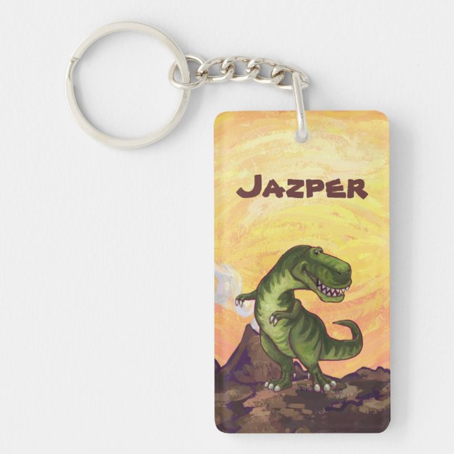 Tyrannosaurus Gifts & Accessories Keychain (Front)
