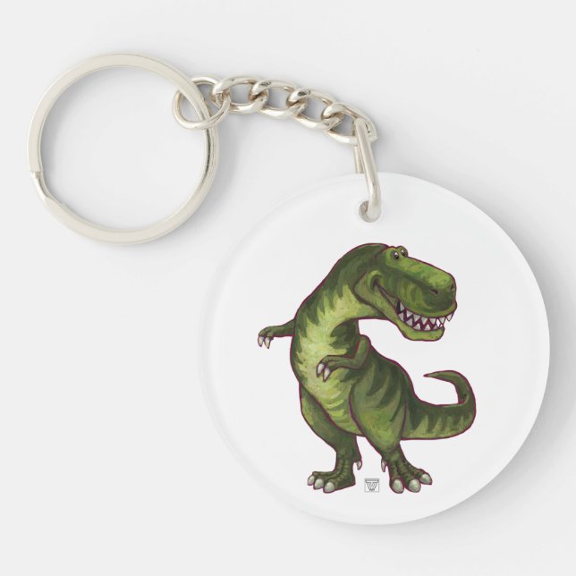 Tyrannosaurus Gifts & Accessories Keychain (Front)