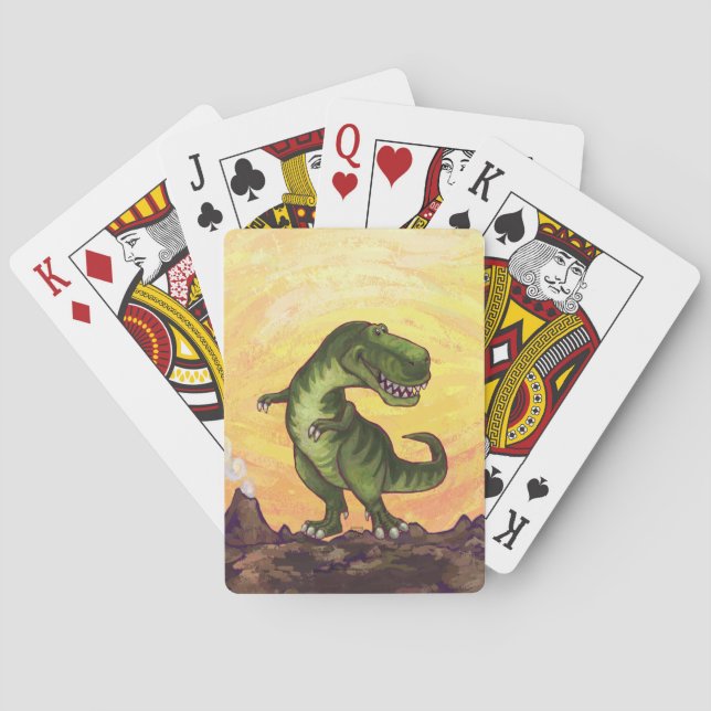 Tyrannosaurus Gifts & Accessories Poker Cards (Back)