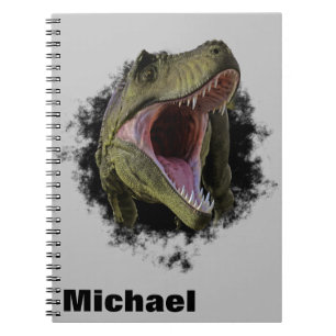 Tyrannosaurus Hole Personalized Dinosaur Notebook