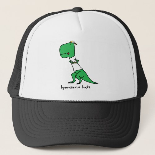 tyrannosaurus hucks trucker hat