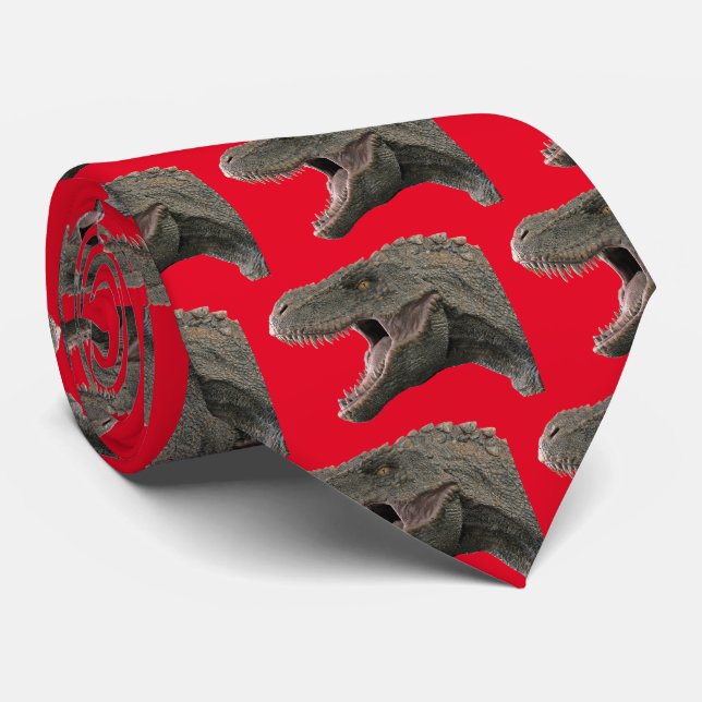 Tyrannosaurus rex ネクタイ neck tie (Rolled)