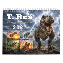Tyrannosaurus Rex – 2027 Wall Calendar