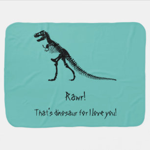 Tyrannosaurus Rex Baby Blanket