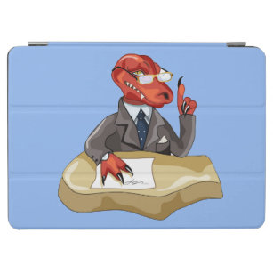 Tyrannosaurus Rex Boss Sitting At A Desk. 2 iPad Air Cover