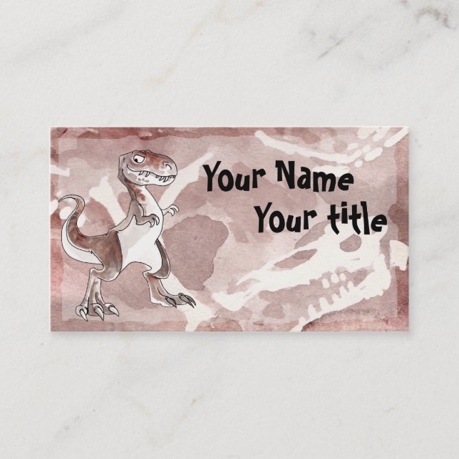 Tyrannosaurus Rex Business Card (Front)