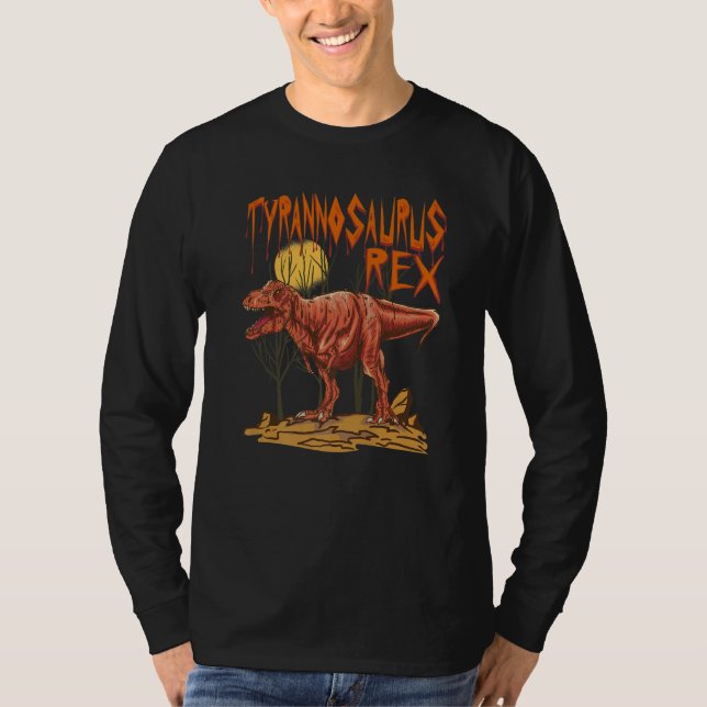Tyrannosaurus  Rex  Dino  Dinosaur Identification  T-Shirt (Front)