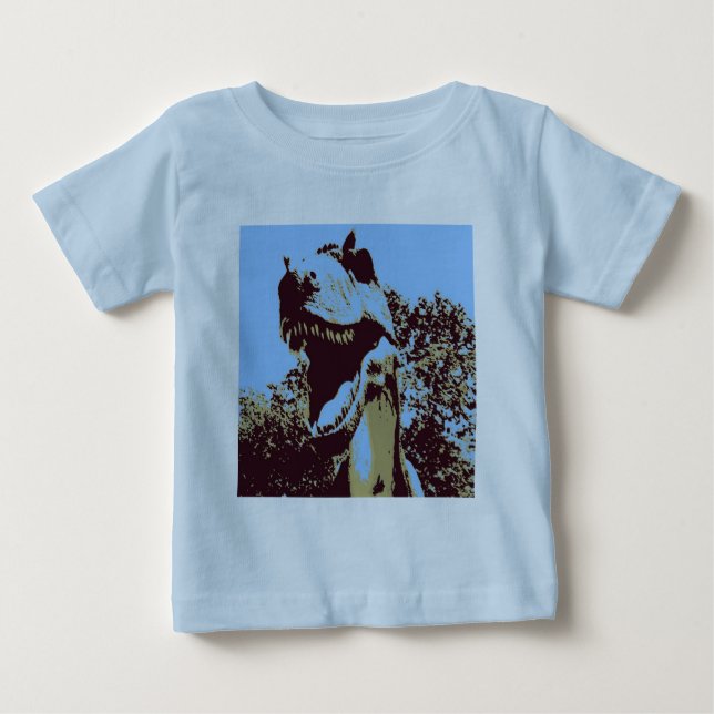 Tyrannosaurus Rex Dinosaur Baby T-Shirt (Front)
