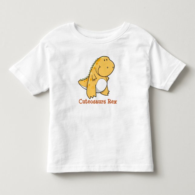 Tyrannosaurus Rex Dinosaur Cuteosaurs  T-Shirt (Front)