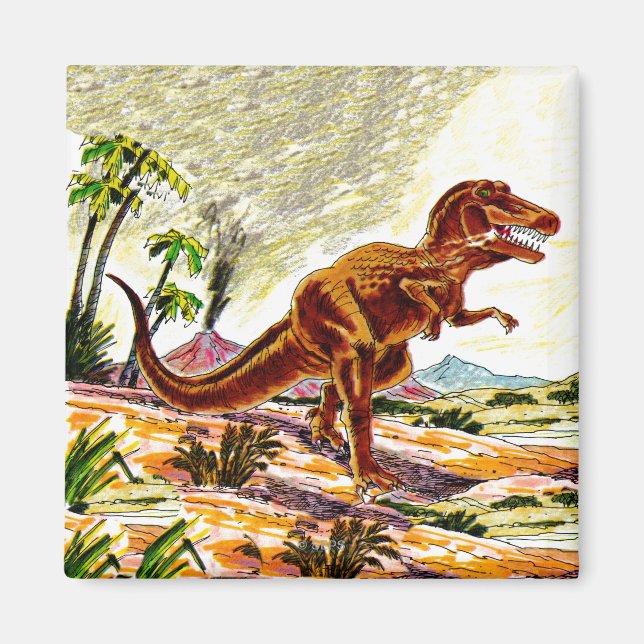 Tyrannosaurus Rex Dinosaur Magnet (Front)